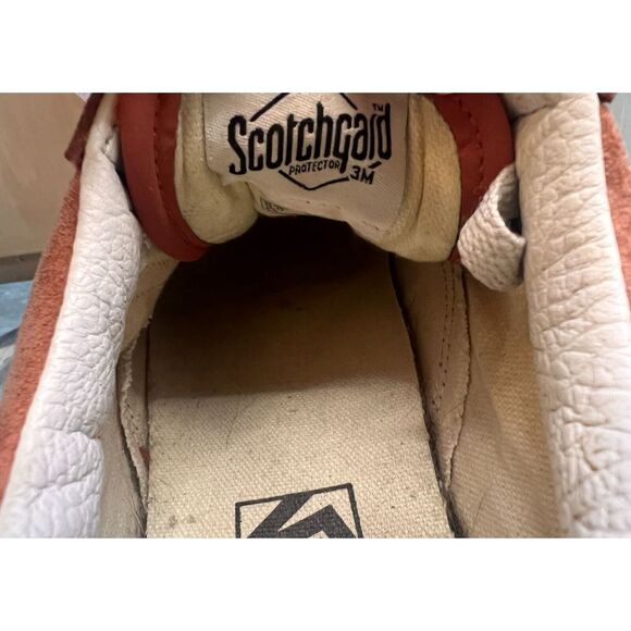 Men's 6 Women's 7.5 Suede Leather Vans Old Skool Skate Shoes Sneakers Rust Ornge - Picture 11 of 12